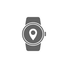 Poster - Smartwatch icon. Element of materia flat maps and travel icon. Premium quality graphic design icon. Signs and symbols collection icon for websites