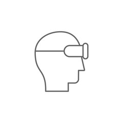 Poster - 3d technology icon. Element of 3d printing icon. Thin line icon for website design and development, app development. Premium icon