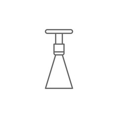 Aufkleber - Digital light, 3d printing icon. Element of 3d printing icon. Thin line icon for website design and development, app development. Premium icon