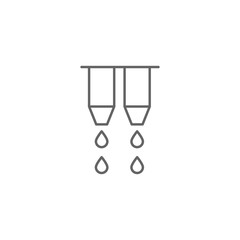 Poster - Drop, 3d printing icon. Element of 3d printing icon. Thin line icon for website design and development, app development. Premium icon