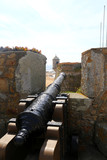 Fototapeta Tęcza - Cannon in the fortress loophole
