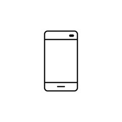 Poster - smartphone, phoneicon. Simple thin line, outline vector of Smartphone icons for UI and UX, website or mobile application