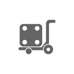 Poster - Forklift, logistic, pump truck icon. Element of simple transport icon. Premium quality graphic design icon. Signs and symbols collection icon for websites