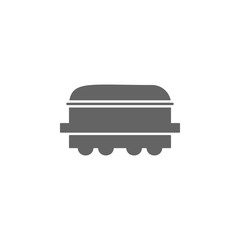Poster -  rail car icon. Element of simple transport icon. Premium quality graphic design icon. Signs and symbols collection icon for websites