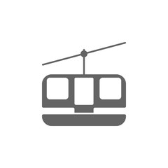 Poster - funicular , cable car icon. element of simple transport icon. premium quality graphic design icon. s