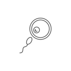 Sticker - Artificial insemination, sperm icon. Element of artificial insemination icon. Thin line icon for website design and development, app development. Premium icon