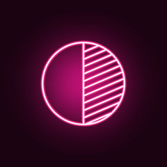 Poster - date of schedule neon icon. Elements of online and web set. Simple icon for websites, web design, mobile app, info graphics