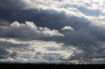 nuvens céu