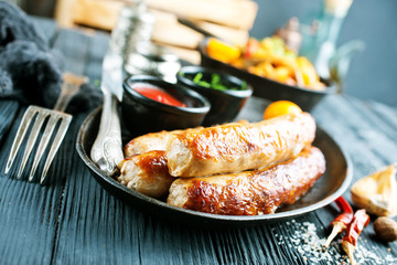 Canvas Print - sausages