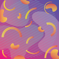 Fototapete - Fluid futuristic design poster. Liquid color background design