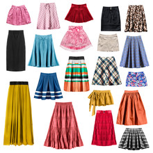 Colorful Skirts Isolated