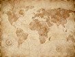 Vintage world map illustration