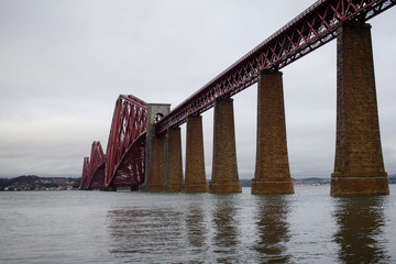 Forth Rail Bridge in Scotland