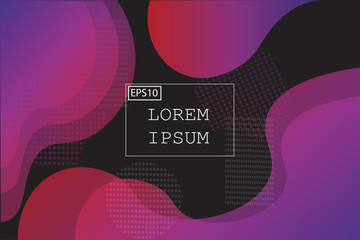 Wall Mural - Liquid shape color abstract background design. Fluid vector gradient design for banner, post.vector