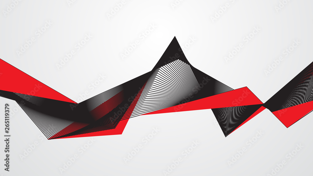 Abstract red black background concept Vector graphic design. Stock ...