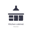 kitchen cabinet icon. isolated kitchen cabinet icon vector illustration from kitchen collection. editable sing symbol can be use for web site and mobile app