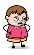 © TheToonCompany - Irritating While Talking - Teenager Cartoon Fat Boy Vector Illustration