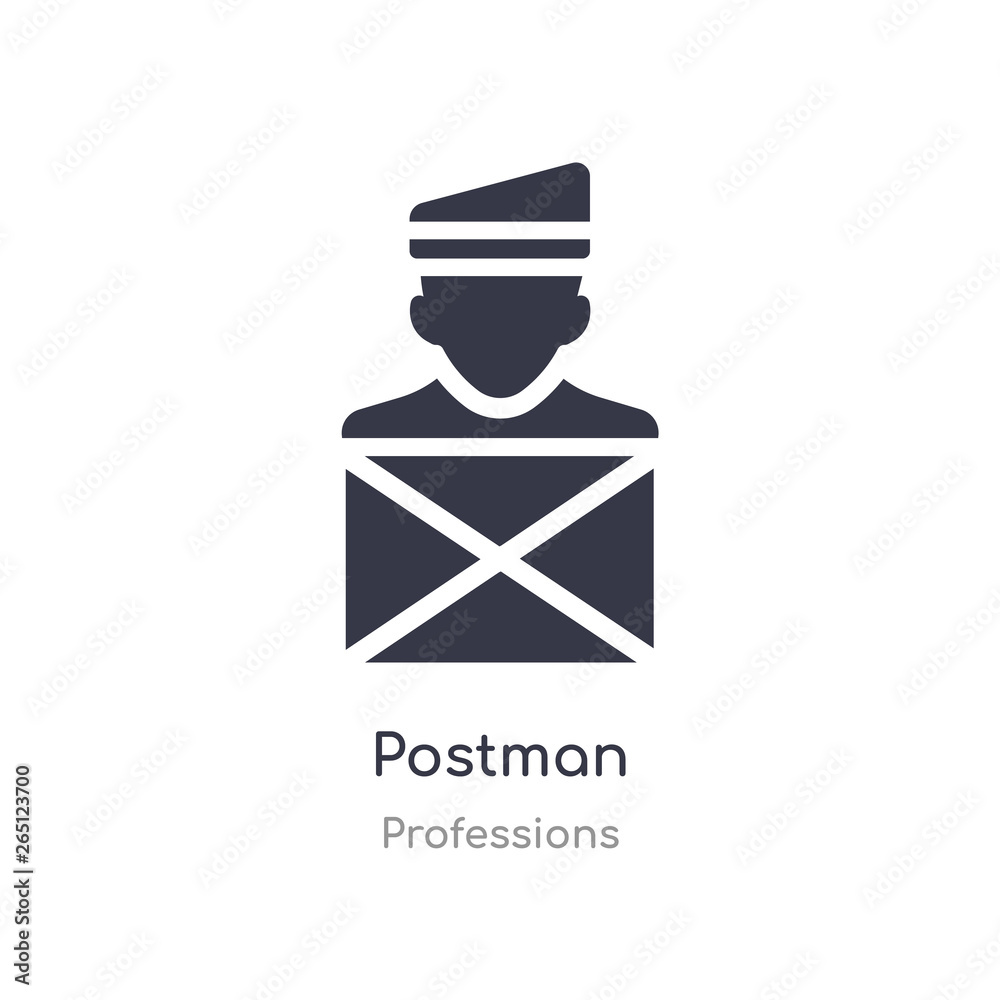 Postman Restclient Icon postman icon. isolated postman icon vector illustration from ...