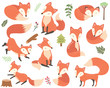 © Leeyenz - Woodland Animal Fox Elements