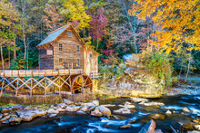 Babcock State Park, West Virginia, USA At Glade Creek Grist Mill
