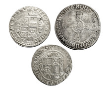 Antique Silver Coins Thalers, Middle Ages