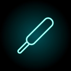 Aufkleber - ice cream neon icon. Elements of fast food set. Simple icon for websites, web design, mobile app, info graphics