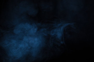 Abstract Smoke on black Background