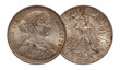Germany german silver coin 2 two thaler double thaler Brunswick and Lueneburg minted 1856