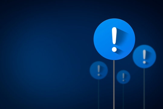 exclamation mark concept