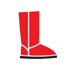 Poster - shoe icon on background for graphic and web design. simple vector sign. internet concept symbol for 