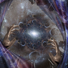Wall Mural - moment of creation