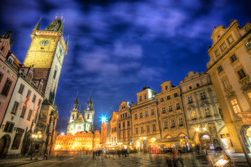 Wall Mural - View of Prague's Old Town Square