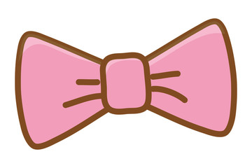 Wall Mural - Cute hair bow ornament