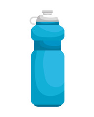 Sticker - bottle gym isolated icon