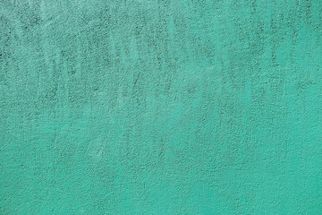 Wall Mural - green paint concrete wall texture background.