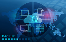 Backup Storage Data System Cloud For Mobile Tablet Notebook Computer Server