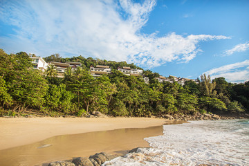 Wall Mural - Afternoon beach The atmosphere is bright. at Nai Thon Beach Phuket Thailand