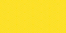 Summer Background Geometric Triangle Pattern Seamless Yellow And White.