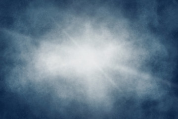 Wall Mural - Abstract misty blue dark. Abstract light in the blue background.