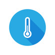 Weather icon with long shadow