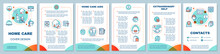 Home Health Care Brochure Template Layout