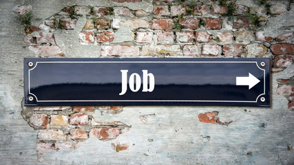 Wall Mural - Schild 390 - Job