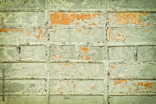 Old Vintage Grey Brick Wall Texture Background Grunge
