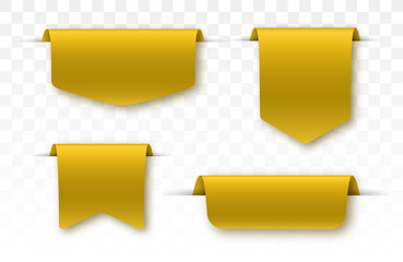 Wall Mural - Set of blank labels. Offer tag. 