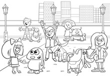 Girl Dog Coloring Page Free Stock Photo Public Domain Pictures girl-dog-coloring-page-free-stock-photo-public-domain-pictures