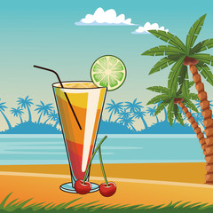 Sticker - alcoholic drink beverage cartoon