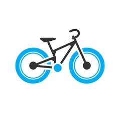 Poster - Bicycle icon on background for graphic and web design. Simple vector sign. Internet concept symbol for website button or mobile app.