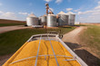 © Designpics - Grain truck loaded with corn at grain dryer and bin complex during corn harvest, near Nerstrand; Minnesota, United States of America