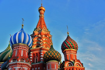 Saint Basils Cathedral on the Red Square in Moscow	