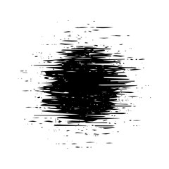 Poster - Black stain. Dark background. Grunge splatter background. Liquid stains isolated. Ink stain design. Vector illustration